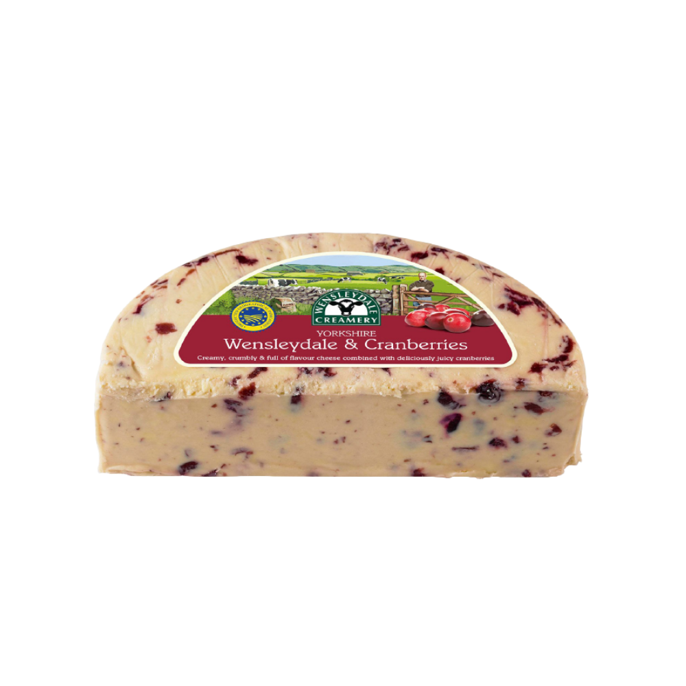 Image of Yorkshire Wensleydale &amp; Cranberries &#8211; 1.25kg