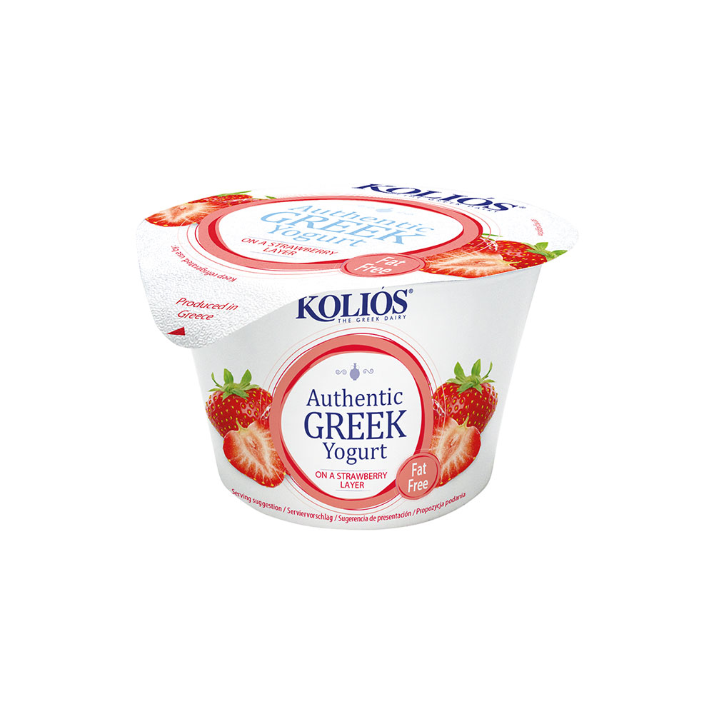 Image of Kolios Greek Yogurt 0% Strawberry &#8211; 150g