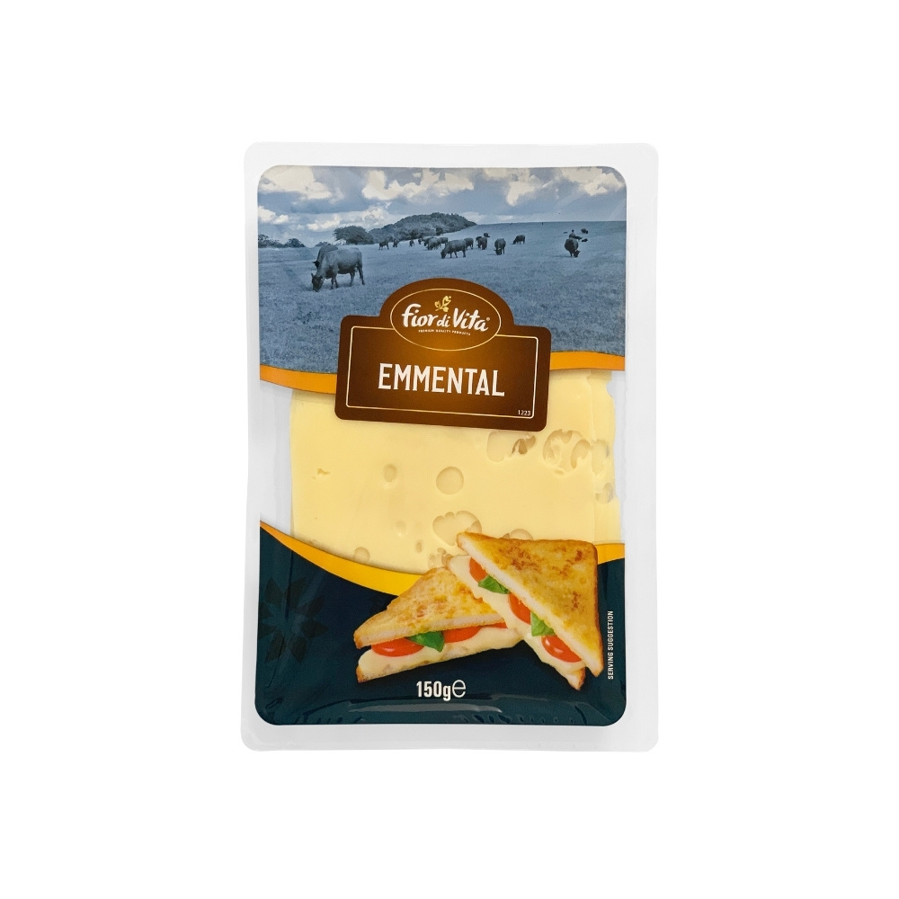 Fior Di Vita Emmental Cheese Slices - 150g