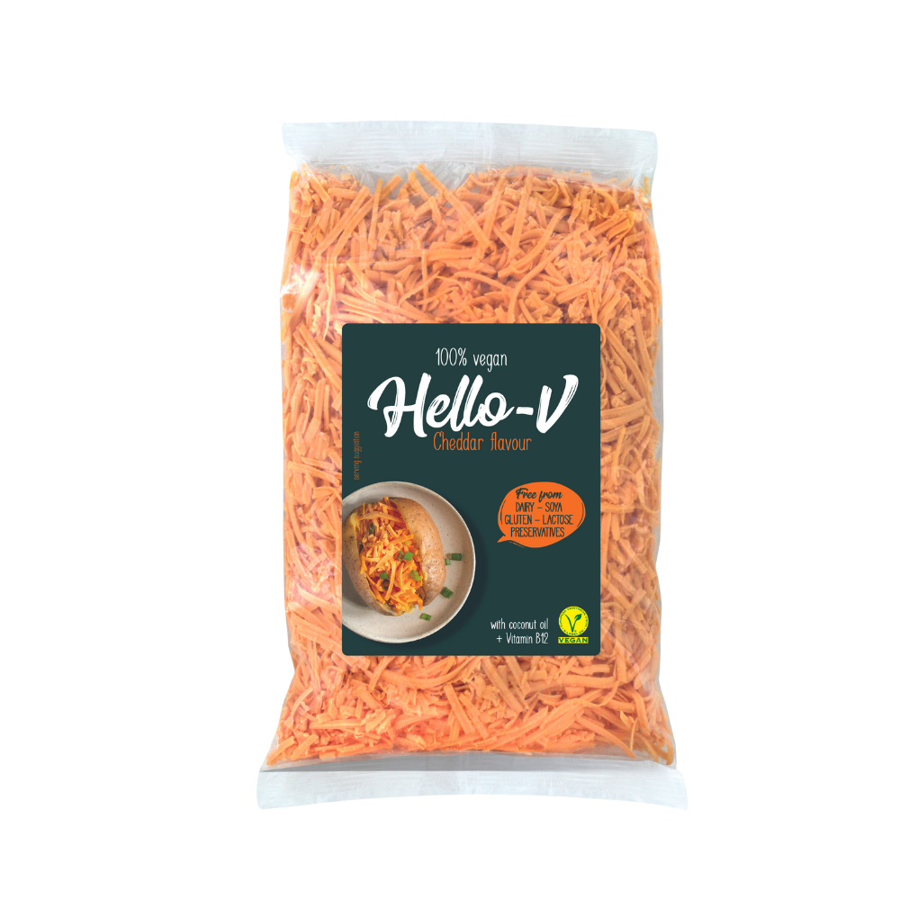 Image of Hello-V Cheddar Flavour Shredded &#8211; 200g