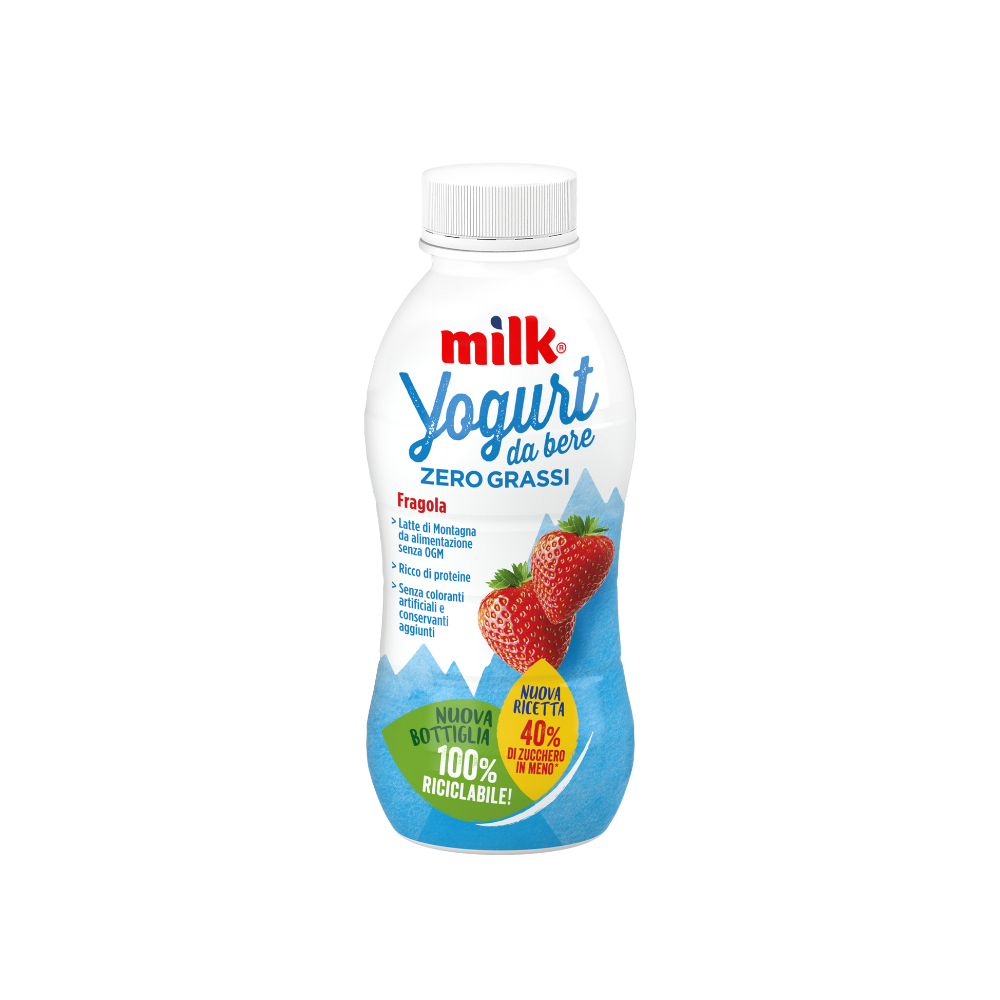 Image of Milk Zero Fat Strawberry Yogurt Drink &#8211; 500g