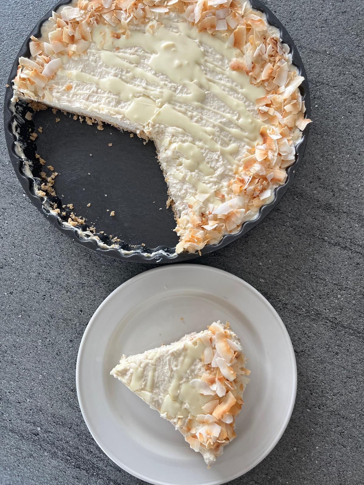 image for Coconut &amp; White Chocolate Cheesecake